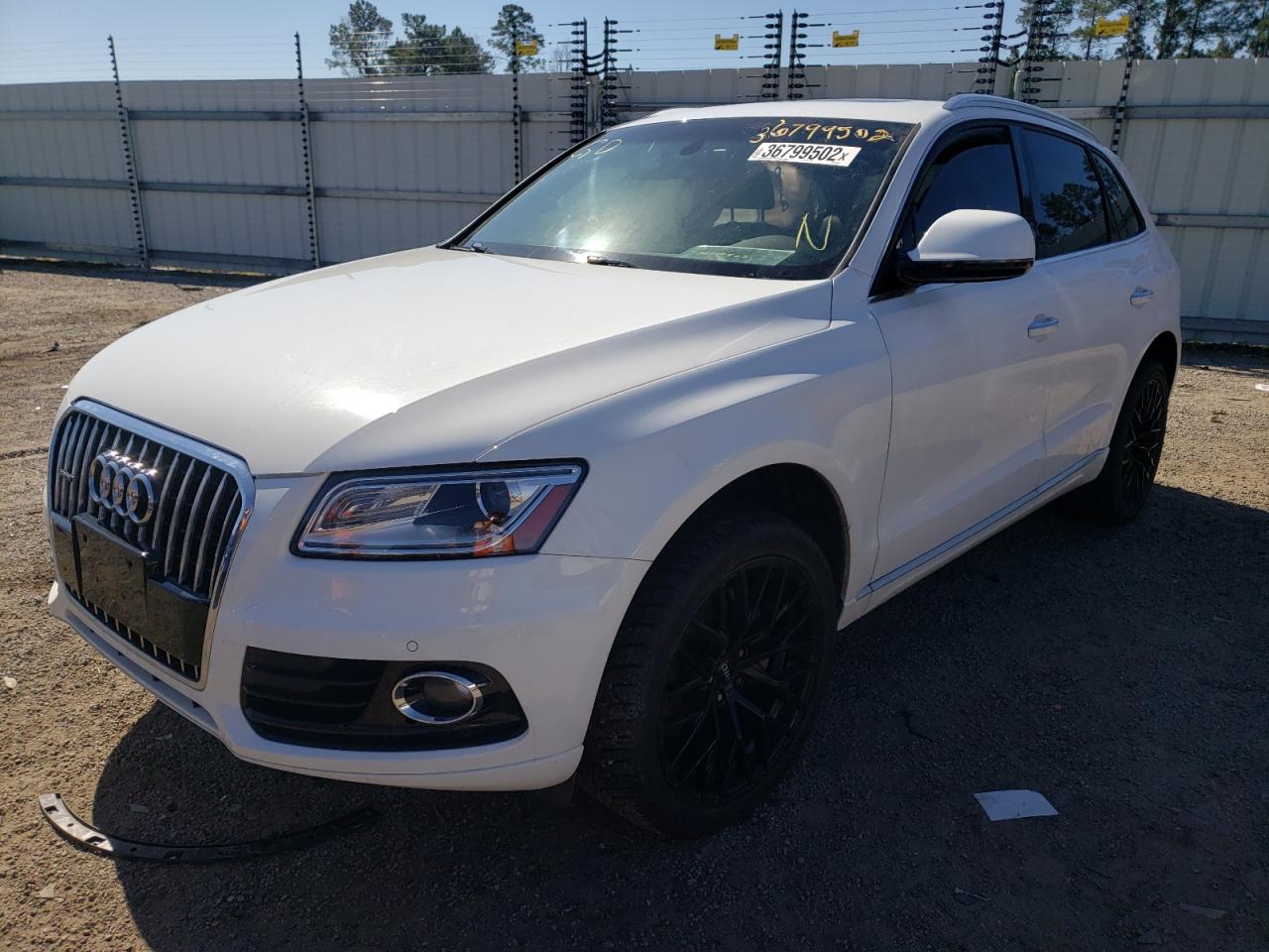 Photo 2 from auction – 2017 AUDI Q5 PREMIUM with VIN WA1L2AFP9HA032429