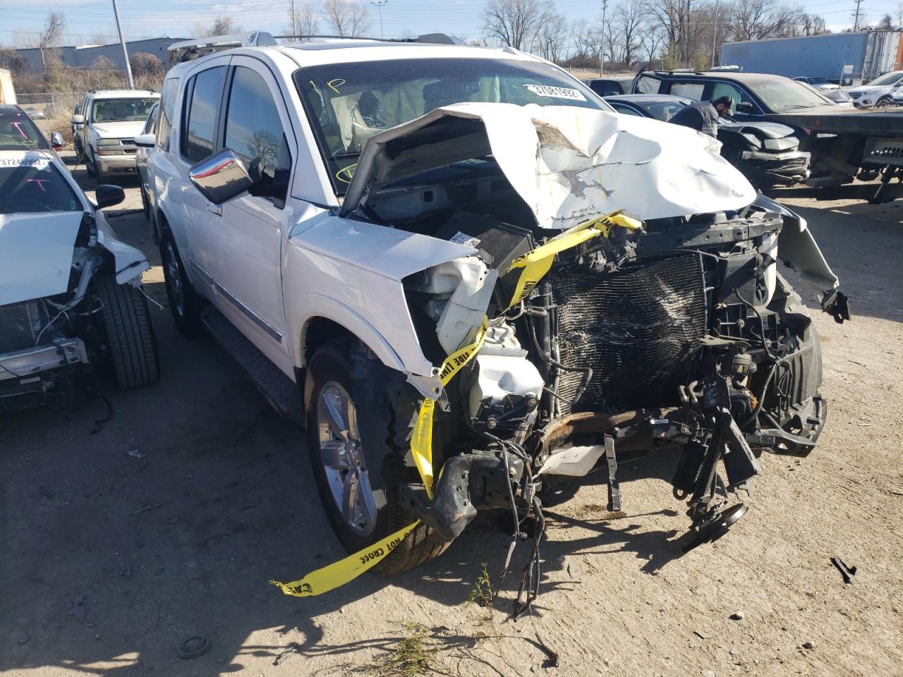 NISSAN ARMADA PLA 2011 with VIN 5N1BA0NF1BN619808 - Photo from auction