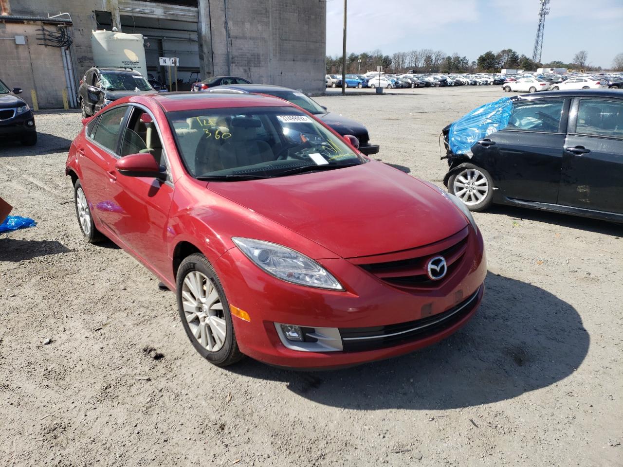 MAZDA 6 I 2010 with VIN 1YVHZ8CH1A5M23919 - Photo from auction
