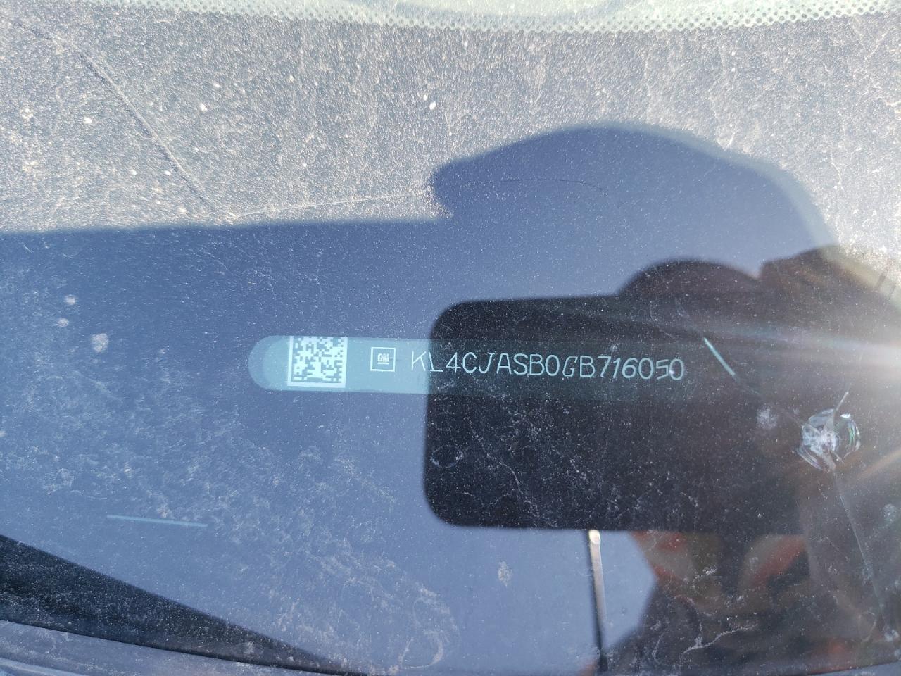 Photo 10 from auction – 2016 BUICK ENCORE with VIN KL4CJASB0GB716050