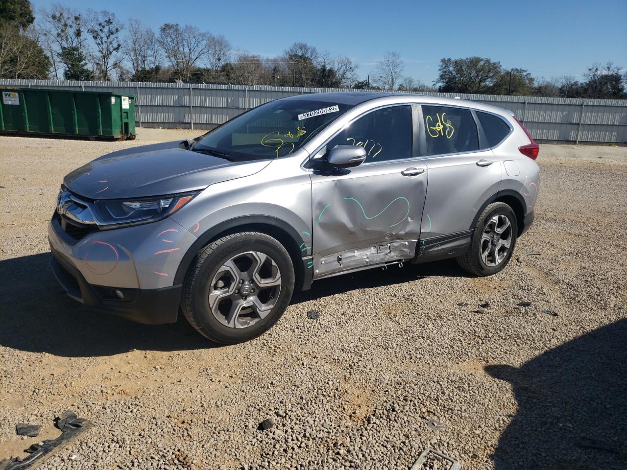 Photo 9 from auction – 2017 HONDA CR-V EX with VIN 7FARW1H56HE047210