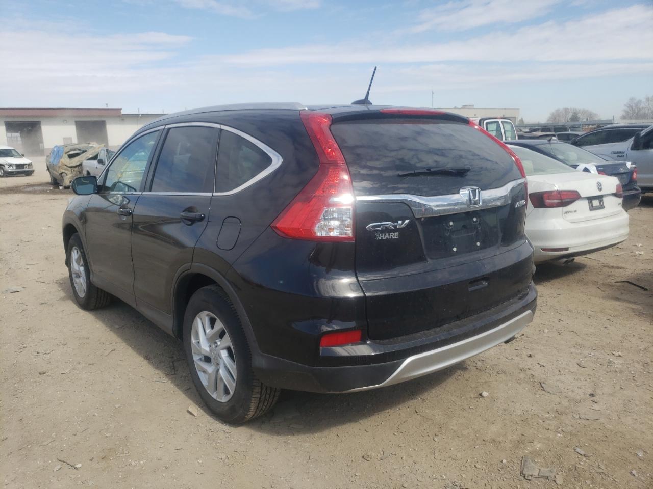 Photo 3 from auction – 2016 HONDA CR-V EXL with VIN 5J6RM4H70GL064577