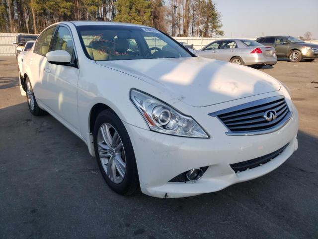 INFINITI G37 BASE 2012 with VIN JN1CV6AP7CM937019 - Photo from auction