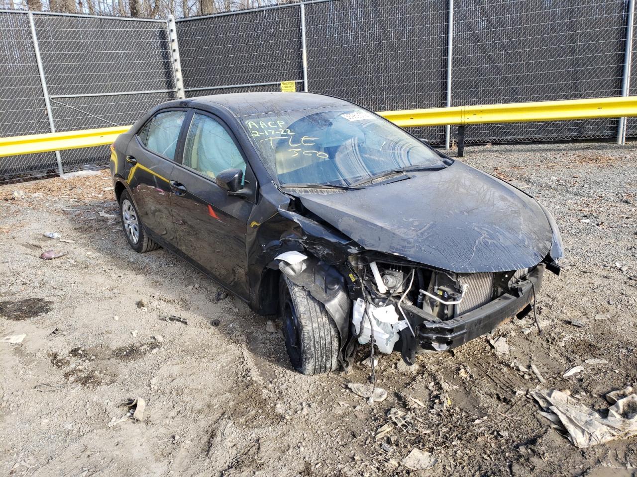 TOYOTA COROLLA L 2017 with VIN 2T1BURHE7HC840456 - Photo from auction