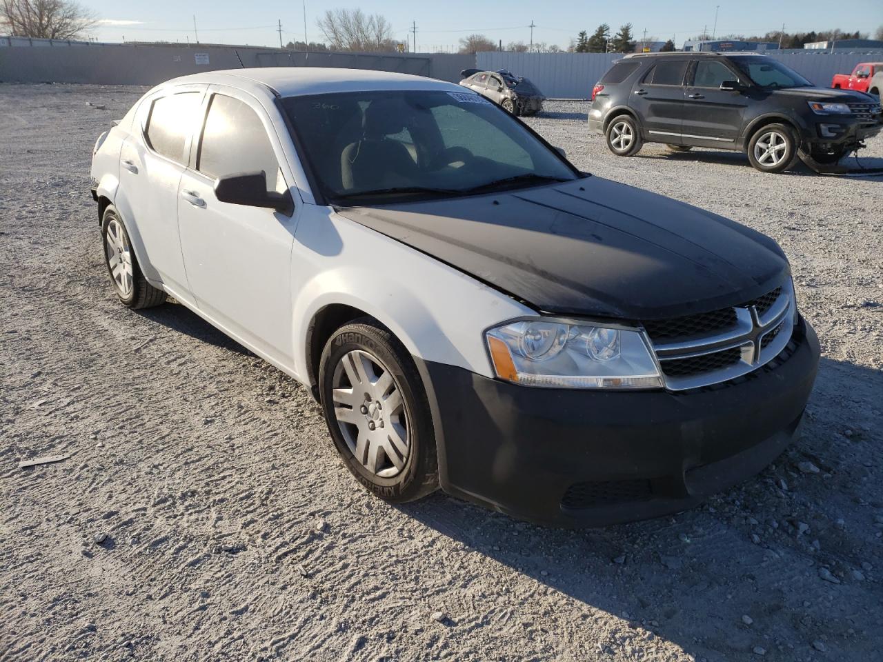 DODGE AVENGER SE 2013 with VIN 1C3CDZABXDN619644 - Photo from auction
