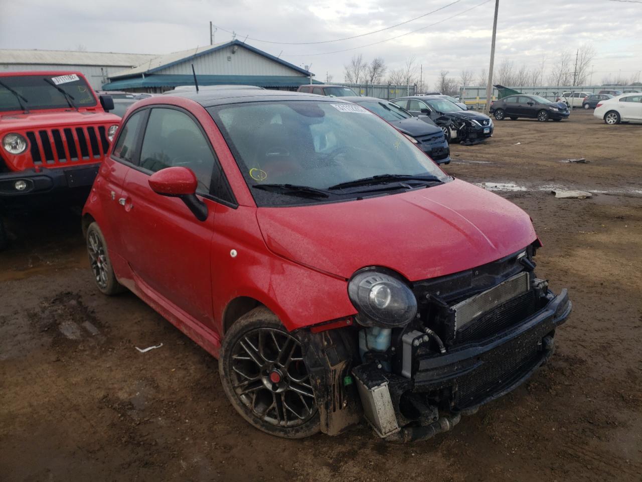 FIAT 500 ABARTH 2015 with VIN 3C3CFFFH7FT500099 - Photo from auction