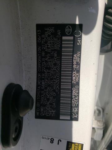 Photo 10 from auction – 2013 TOYOTA PRIUS with VIN JTDKN3DU0D5662811
