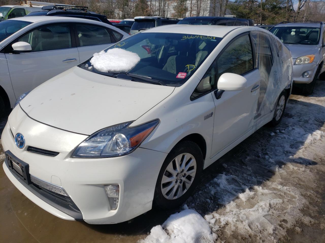Photo 2 from auction – 2013 TOYOTA PRIUS PLUG with VIN JTDKN3DP6D3040820