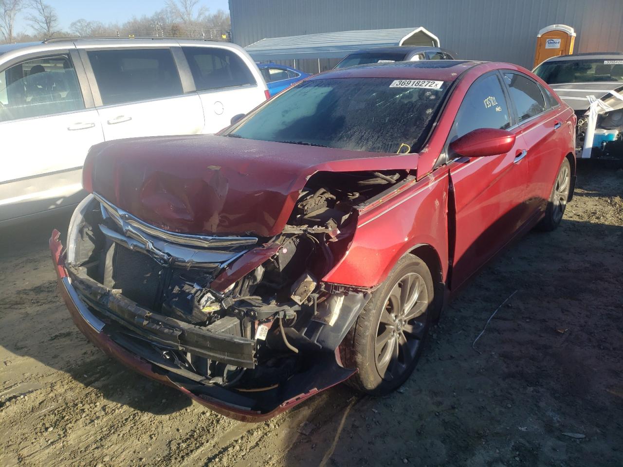 Photo 2 from auction – 2012 HYUNDAI SONATA SE with VIN 5NPEC4AC7CH384668