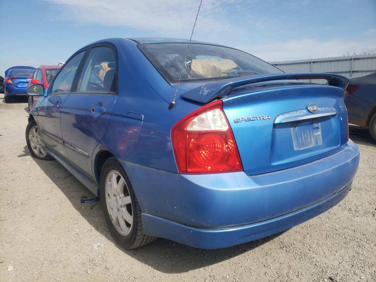Photo 3 from auction – 2006 KIA SPECTRA LX with VIN KNAFE121965217207