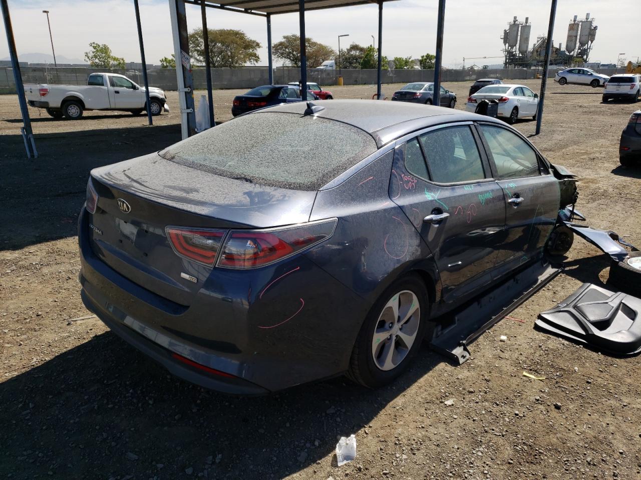 Photo 4 from auction – 2015 KIA OPTIMA HYB with VIN KNAGM4AD5F5077709