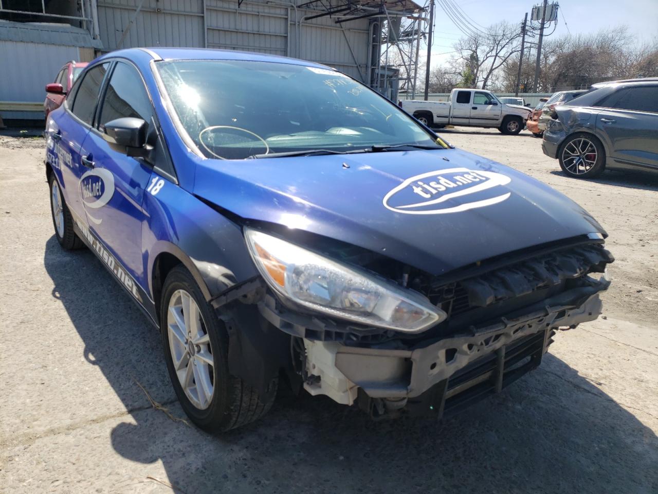 FORD FOCUS SE 2016 with VIN 1FADP3F24GL202748 - Photo from auction