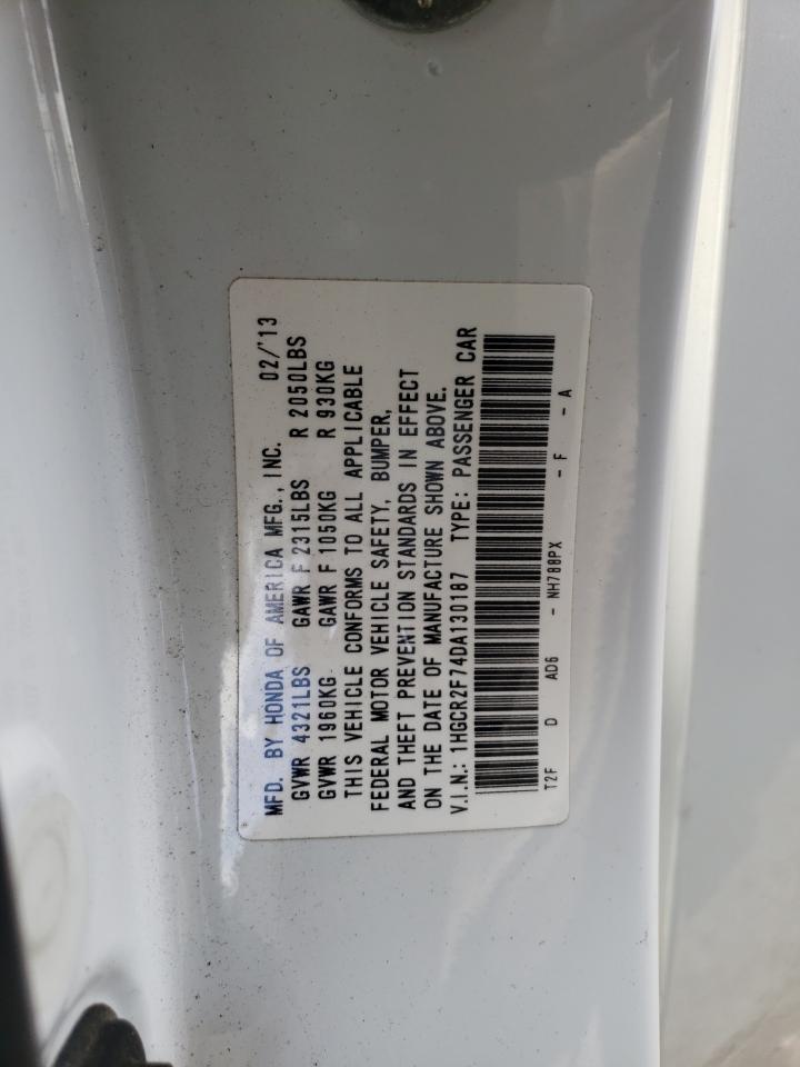 Photo 10 from auction – 2013 HONDA ACCORD EX with VIN 1HGCR2F74DA130187