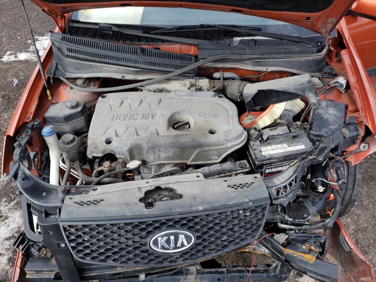 Photo 7 from auction – 2009 KIA RIO BASE with VIN KNADE223796479496