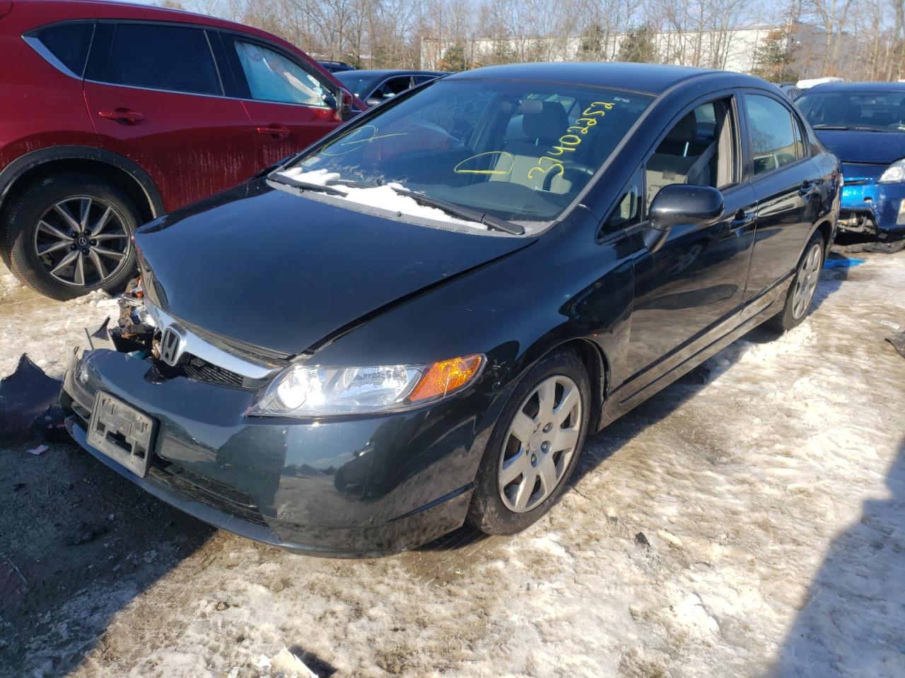 Photo 2 from auction – 2008 HONDA CIVIC LX with VIN 2HGFA16508H346588