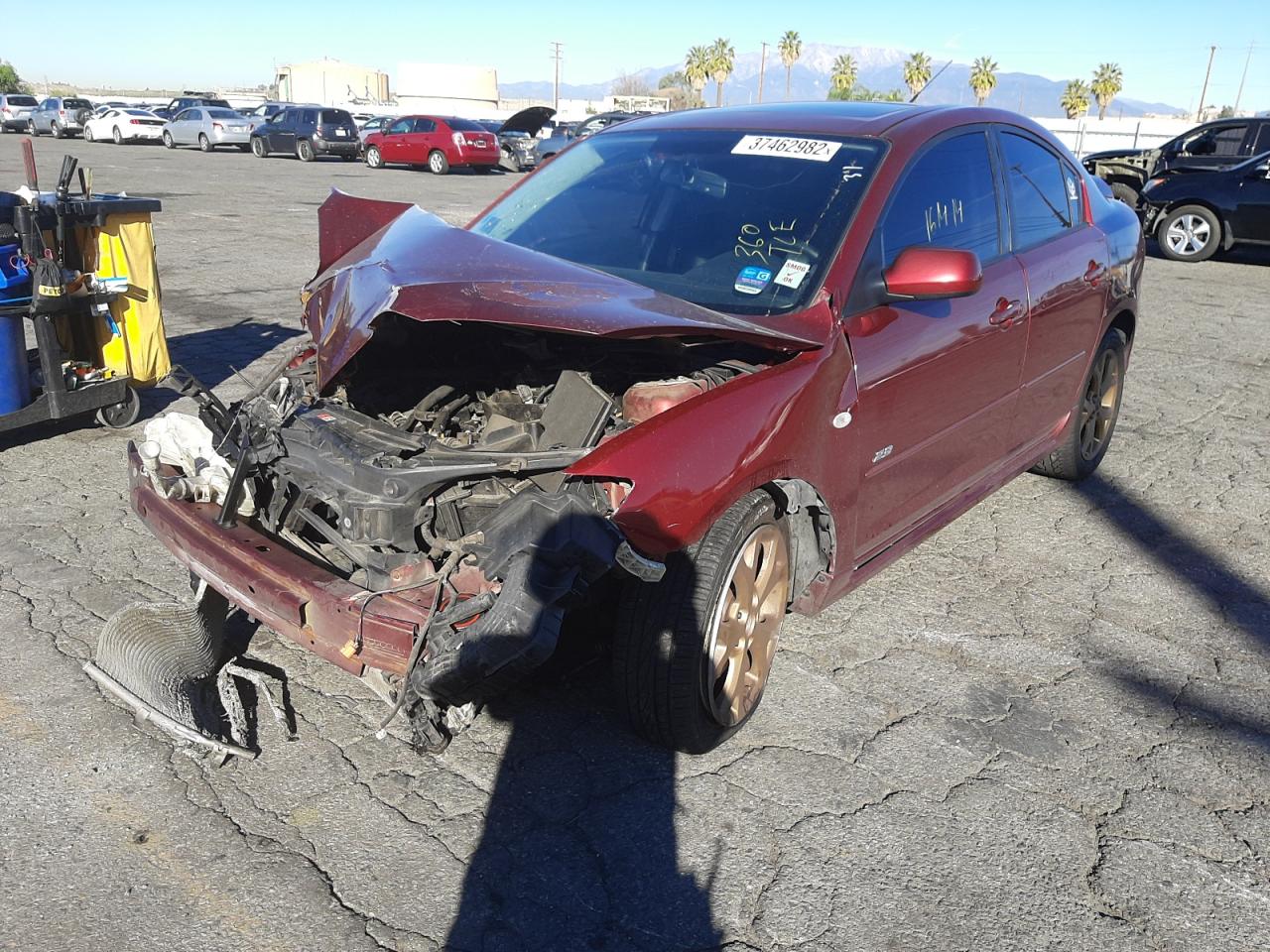 Photo 2 from auction – 2008 MAZDA 3 S with VIN JM1BK324981162848