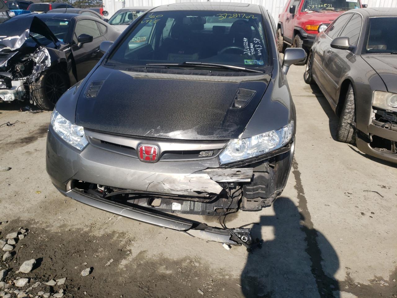 Photo 9 from auction – 2007 HONDA CIVIC SI with VIN 2HGFA55577H701358