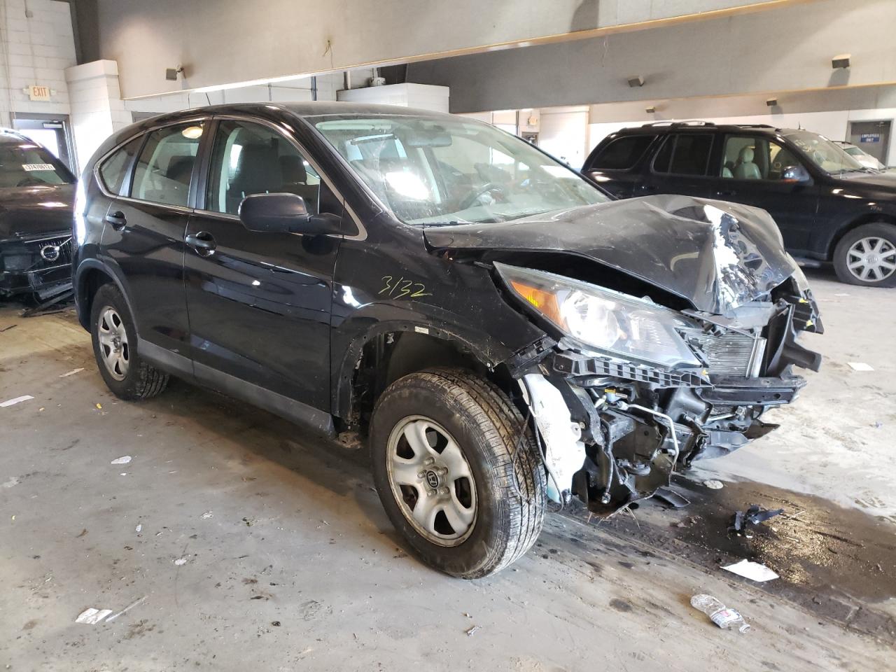 HONDA CR-V LX 2014 with VIN 2HKRM4H30EH663404 - Photo from auction