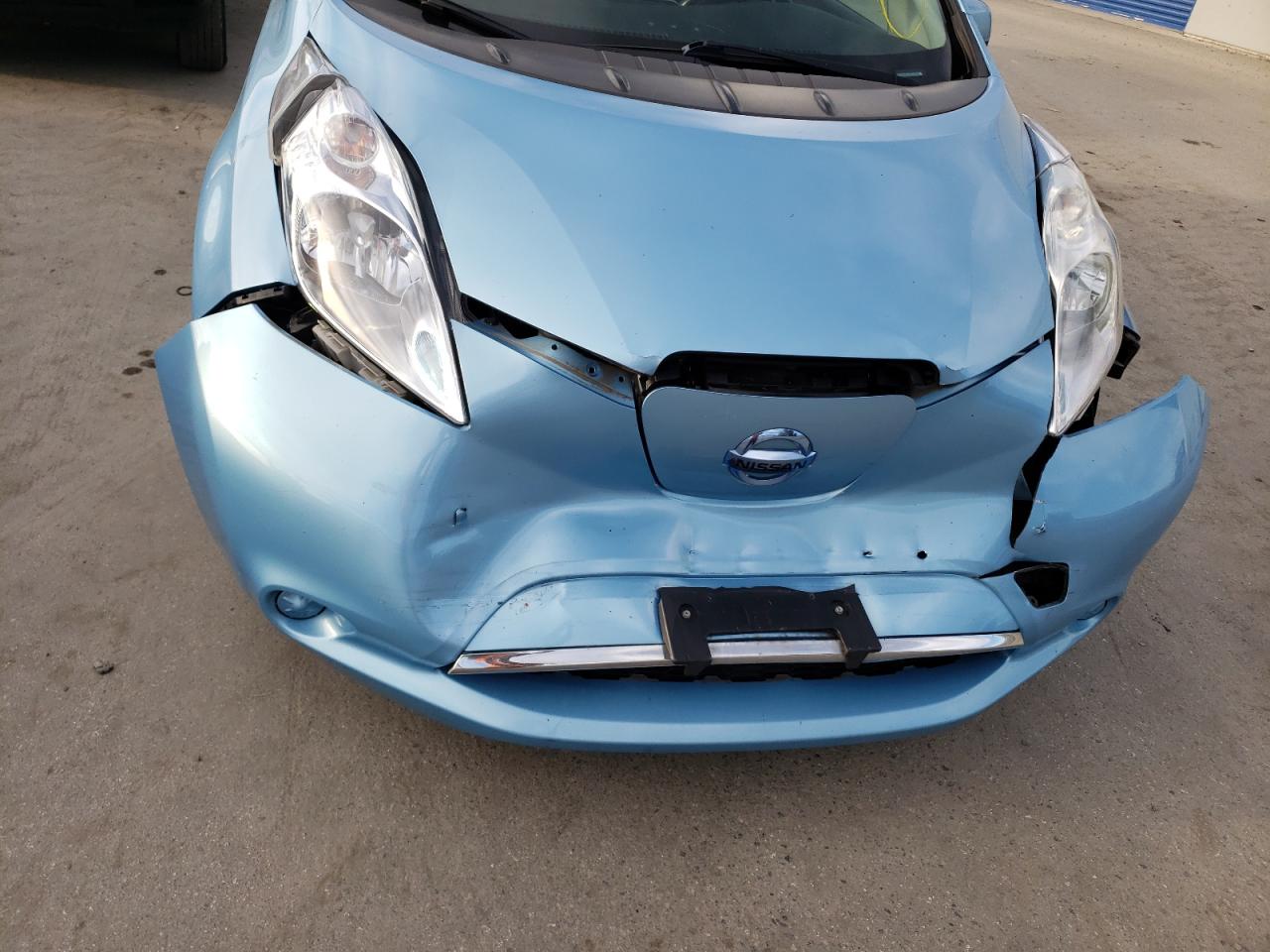 Photo 9 from auction – 2015 NISSAN LEAF S with VIN 1N4AZ0CP7FC310257