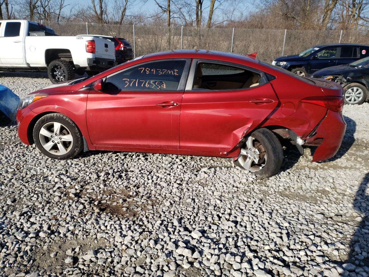 Photo 9 from auction – 2012 HYUNDAI ELANTRA GL with VIN KMHDH4AE7CU370902