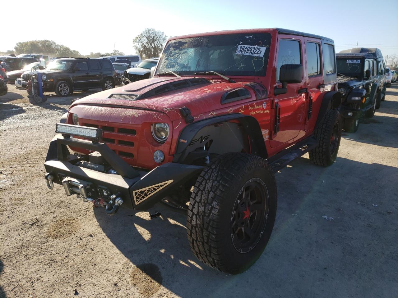 Photo 2 from auction – 2012 JEEP WRANGLER U with VIN 1C4BJWDG4CL215108