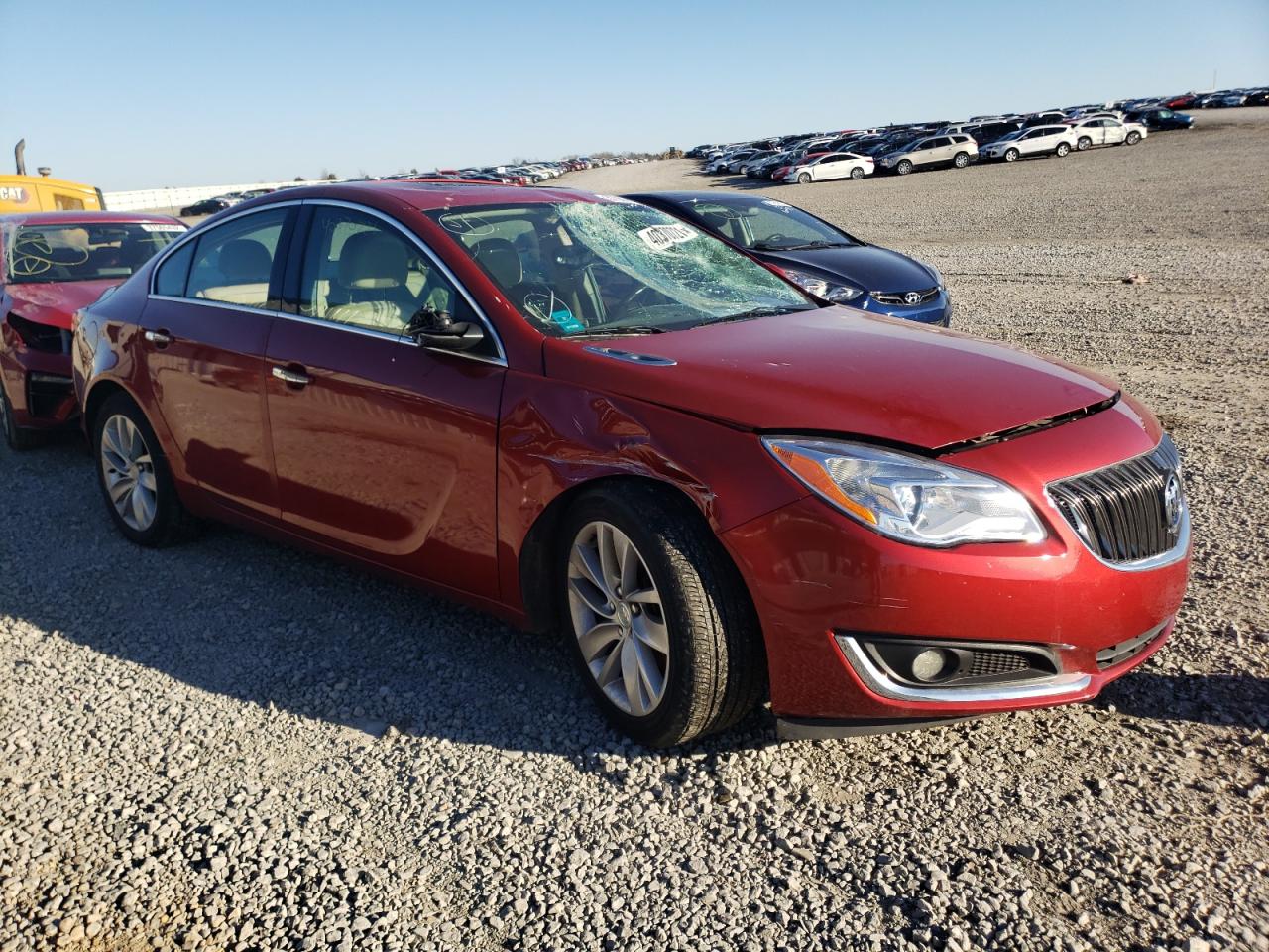 BUICK REGAL PREM 2014 with VIN 2G4GN5EX3E9313104 - Photo from auction