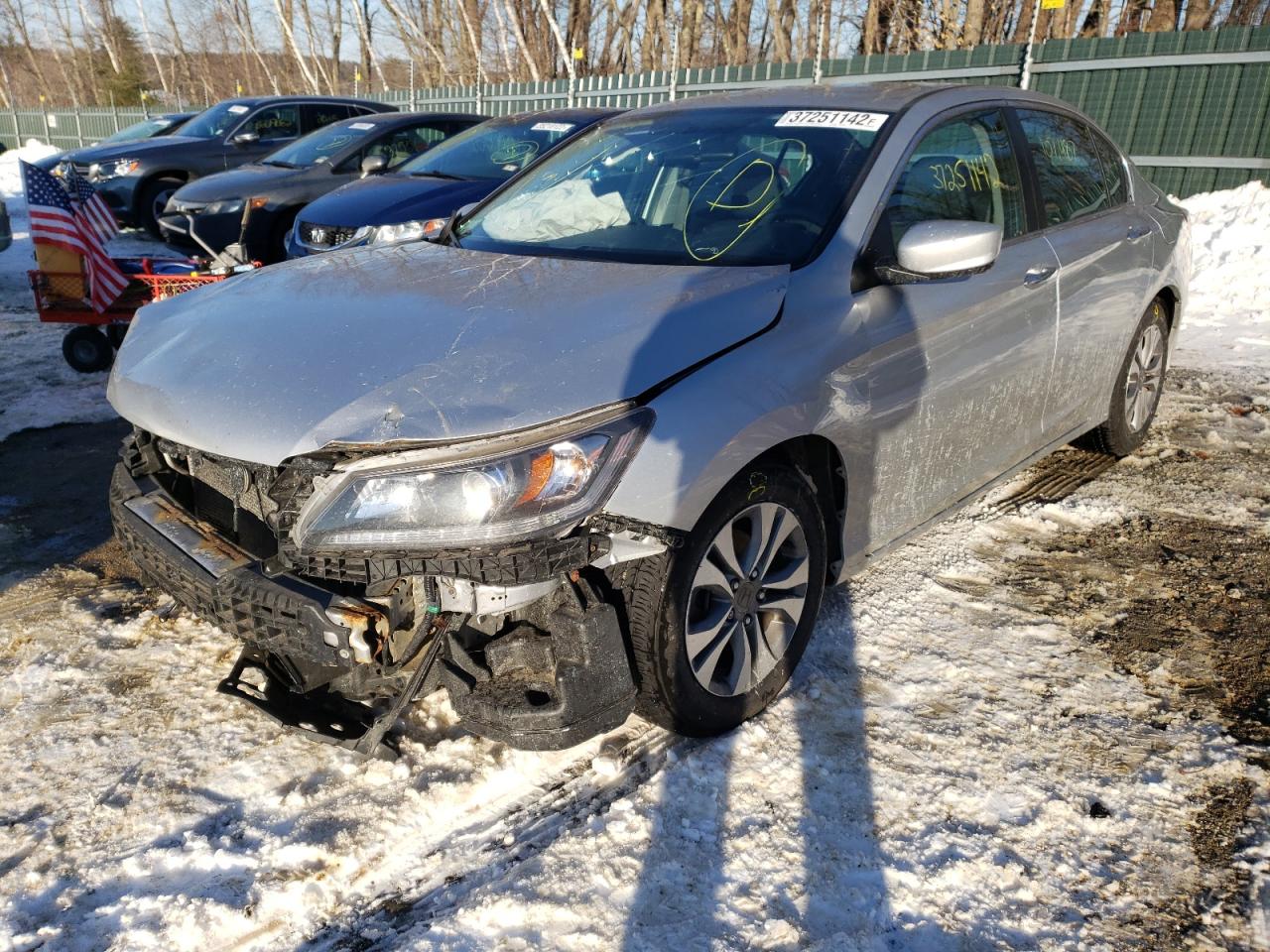Photo 2 from auction – 2014 HONDA ACCORD LX with VIN 1HGCR2F39EA288829