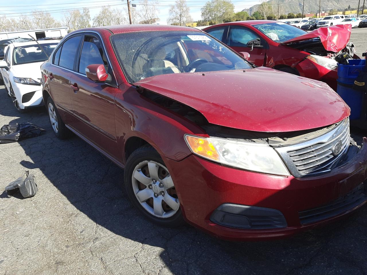 KIA OPTIMA LX 2009 with VIN KNAGE228695326106 - Photo from auction