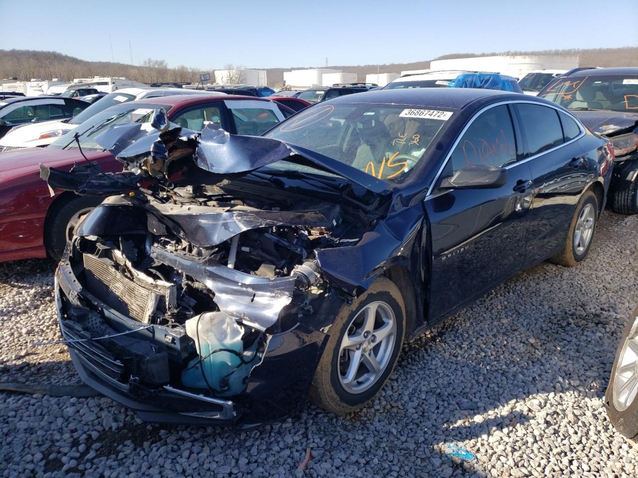 Photo 2 from auction – 2018 CHEVROLET MALIBU LS with VIN 1G1ZB5ST3JF180815