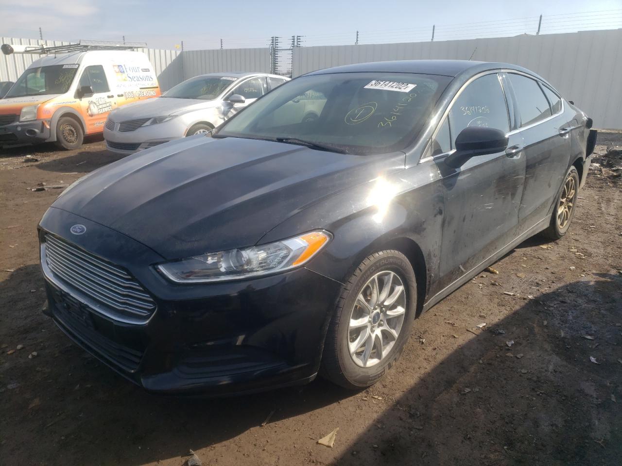 Photo 2 from auction – 2016 FORD FUSION S with VIN 3FA6P0G75GR276246