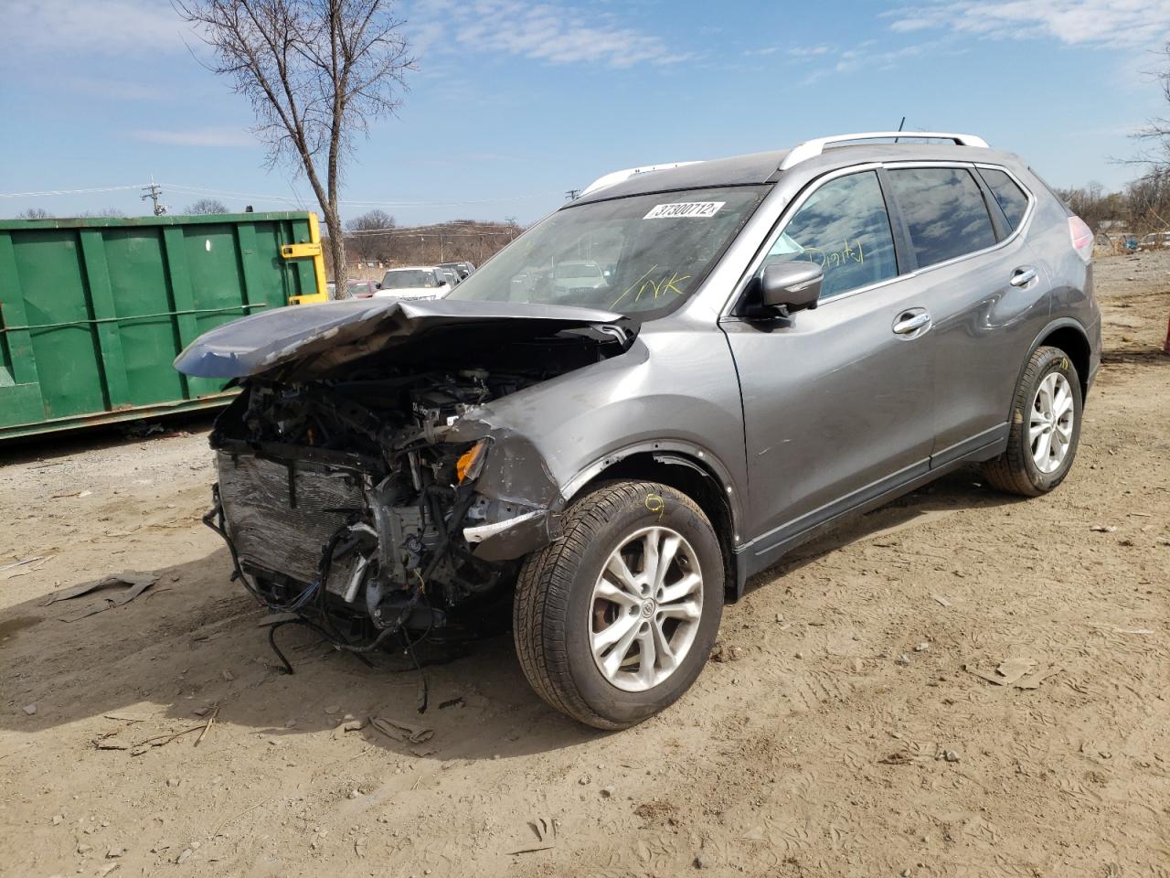 Photo 2 from auction – 2015 NISSAN ROGUE S with VIN KNMAT2MV7FP556108