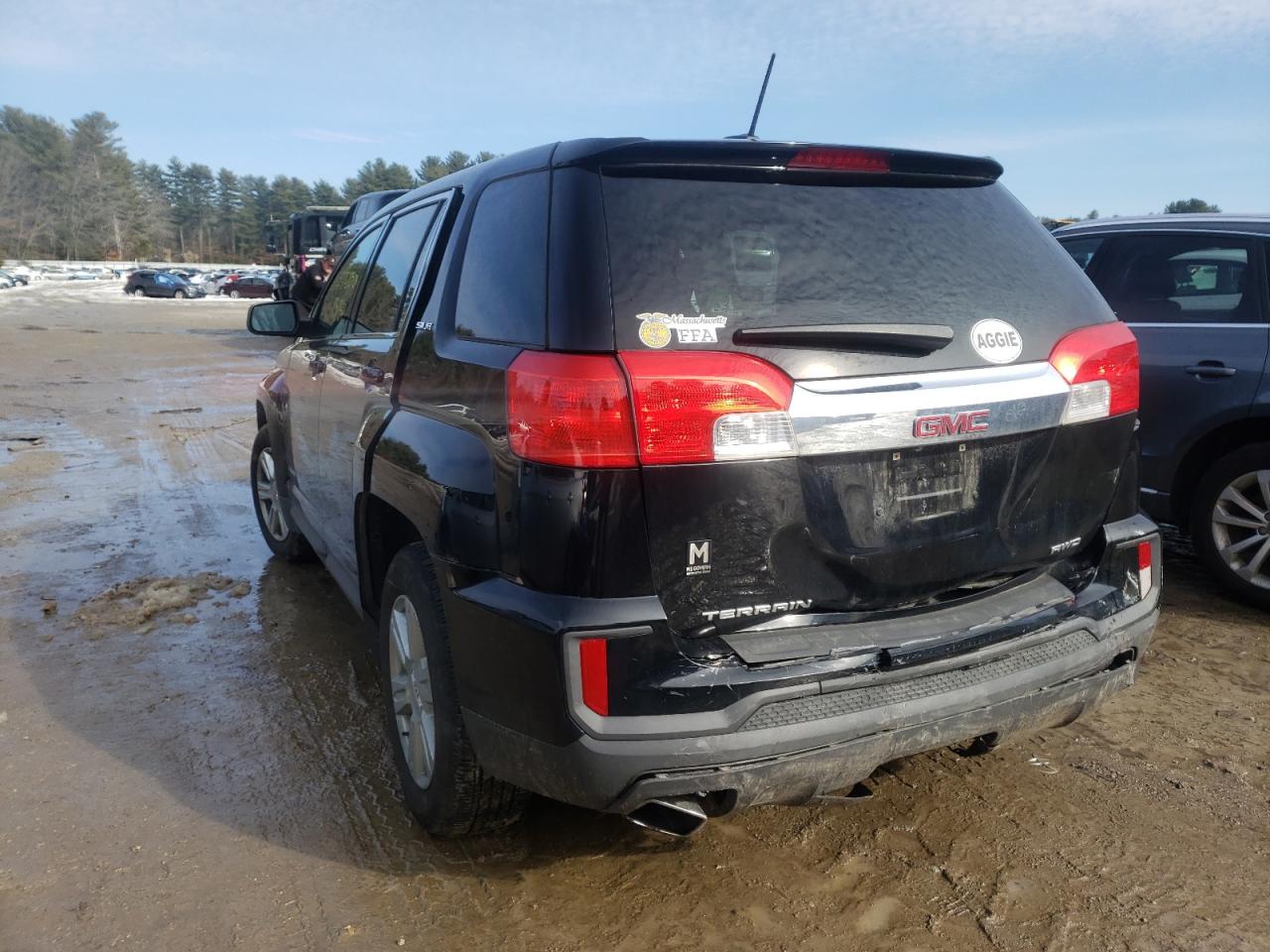 Photo 3 from auction – 2016 GMC TERRAIN SL with VIN 2GKFLSEK1G6112416