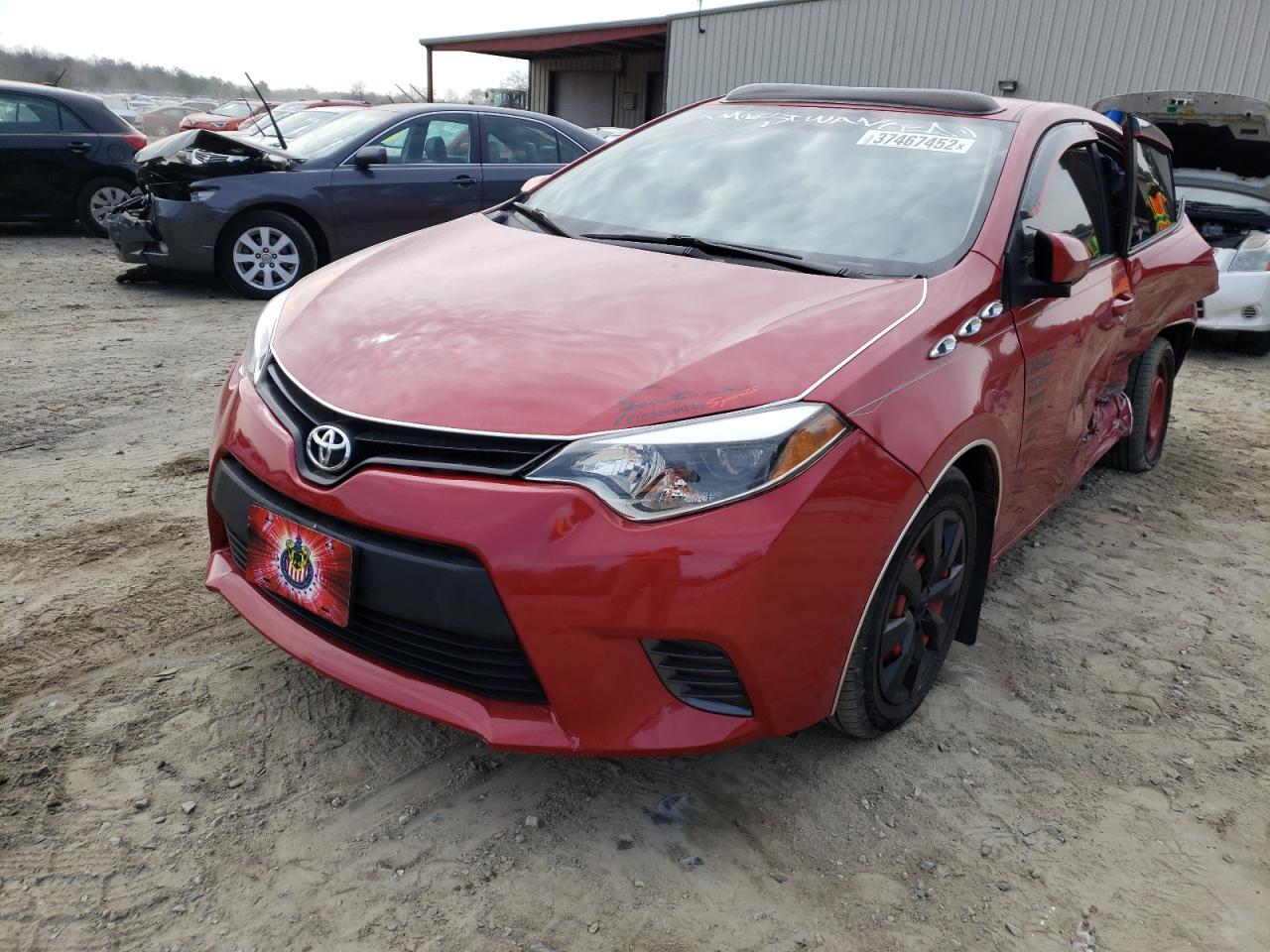 Photo 2 from auction – 2016 TOYOTA COROLLA with VIN 2T1BURHE3GC494467