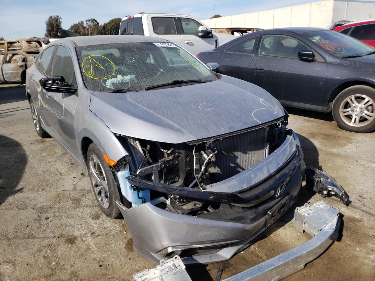 Photo 9 from auction – 2019 HONDA CIVIC LX with VIN 2HGFC2F61KH554480