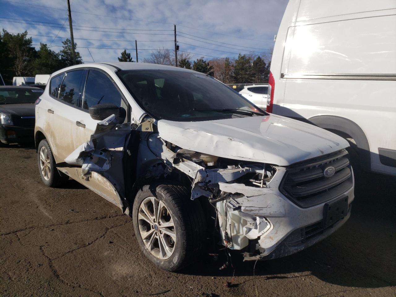 FORD ESCAPE S 2017 with VIN 1FMCU0F78HUD21354 - Photo from auction