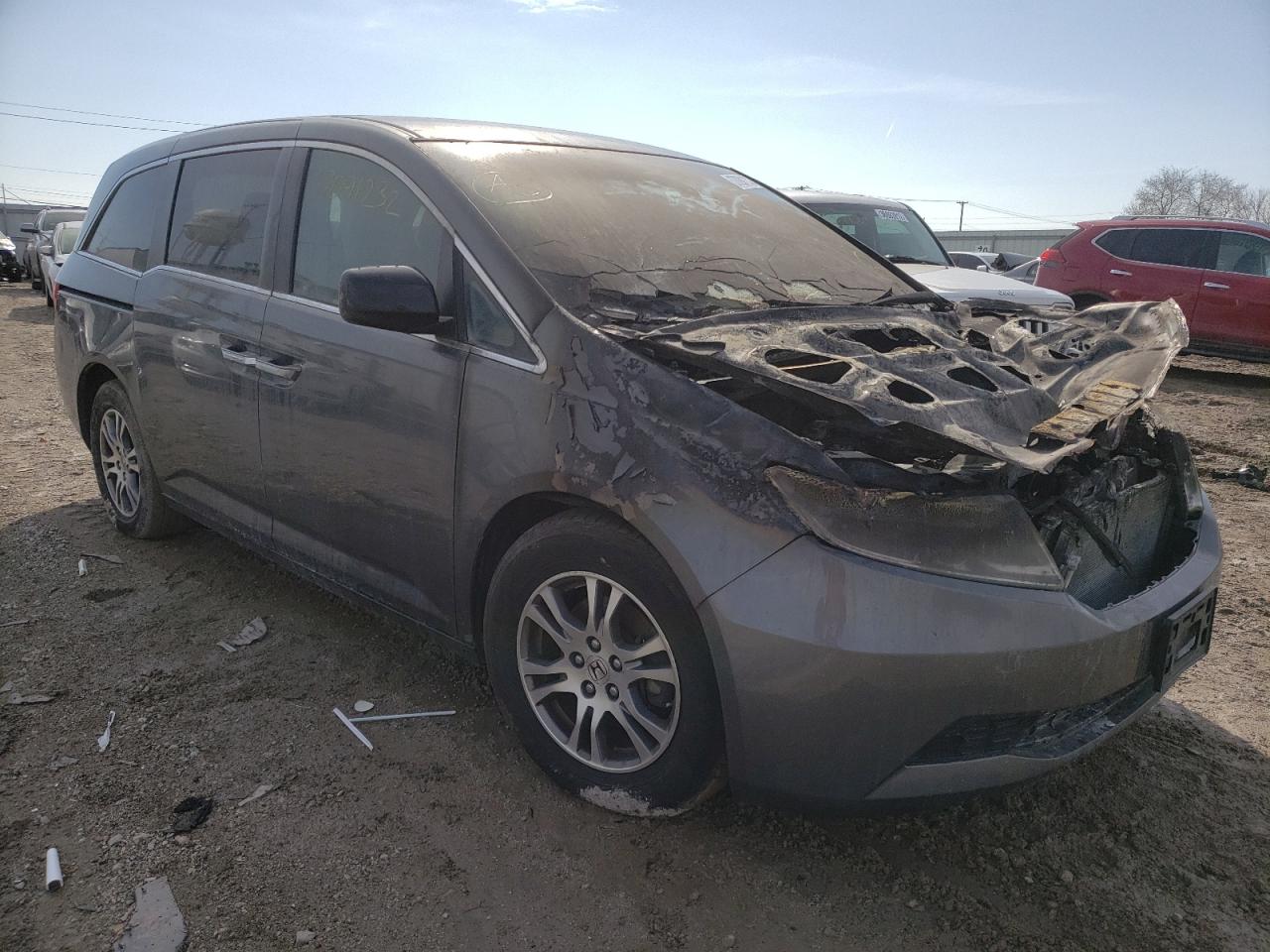 HONDA ODYSSEY EX 2011 with VIN 5FNRL5H48BB064150 - Photo from auction