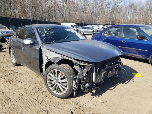 INFINITI Q50 LUXE 2018 with VIN JN1EV7AR6JM439892 - Photo from auction