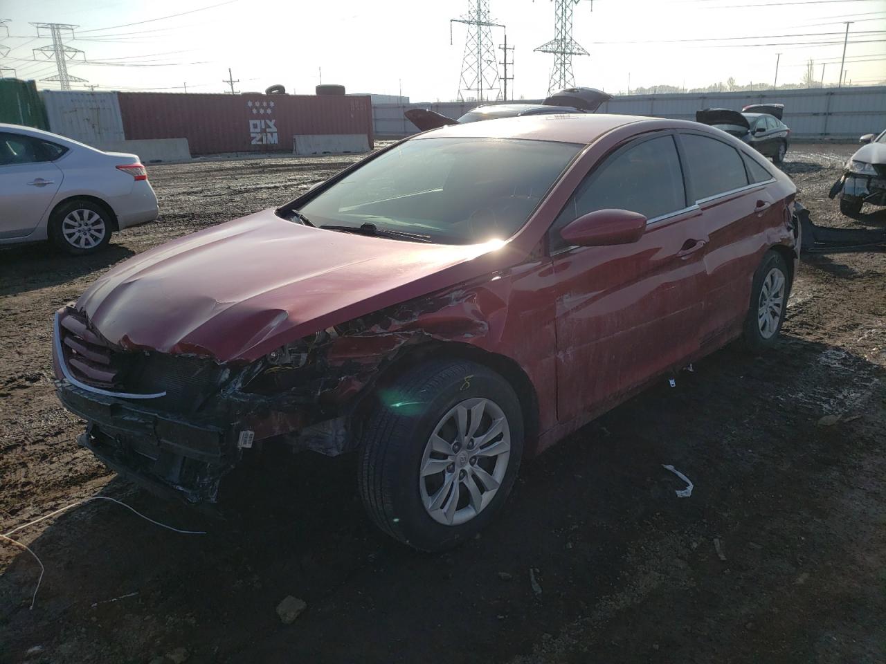 Photo 2 from auction – 2012 HYUNDAI SONATA GLS with VIN 5NPEB4AC7CH423651