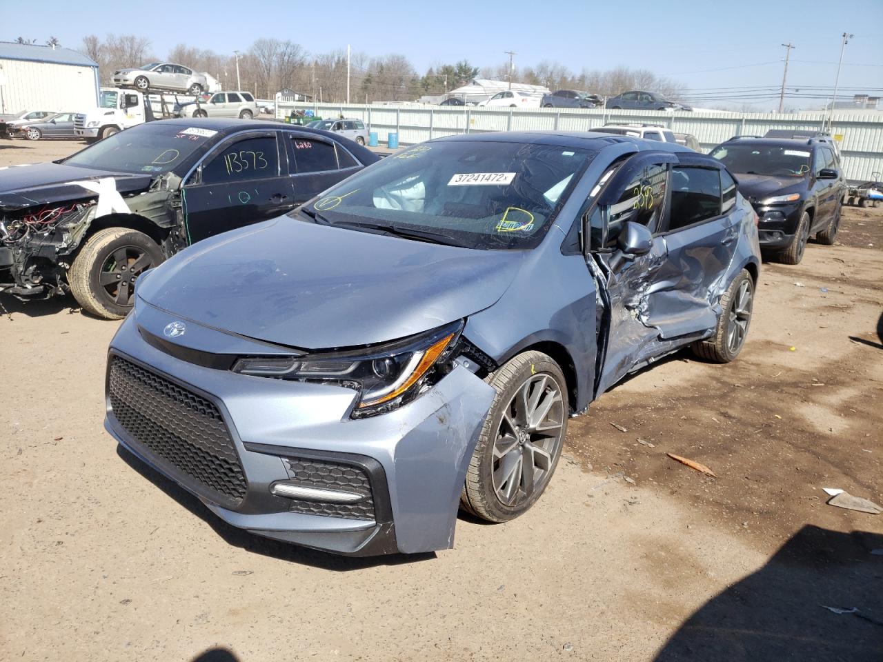 Photo 2 from auction – 2022 TOYOTA COROLLA SE with VIN 5YFP4MCE7NP105083