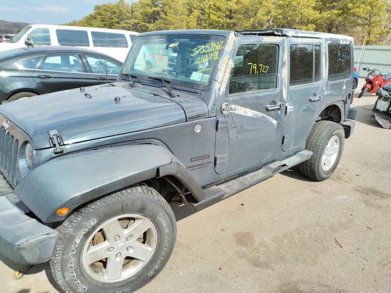 Photo 9 from auction – 2016 JEEP WRANGLER U with VIN 1C4BJWDG3GL241091
