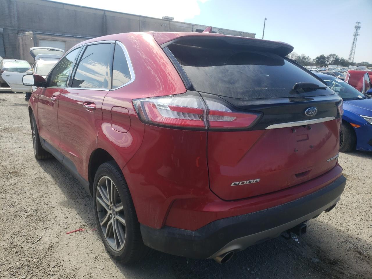 Photo 3 from auction – 2020 FORD EDGE TITAN with VIN 2FMPK4K99LBA05756