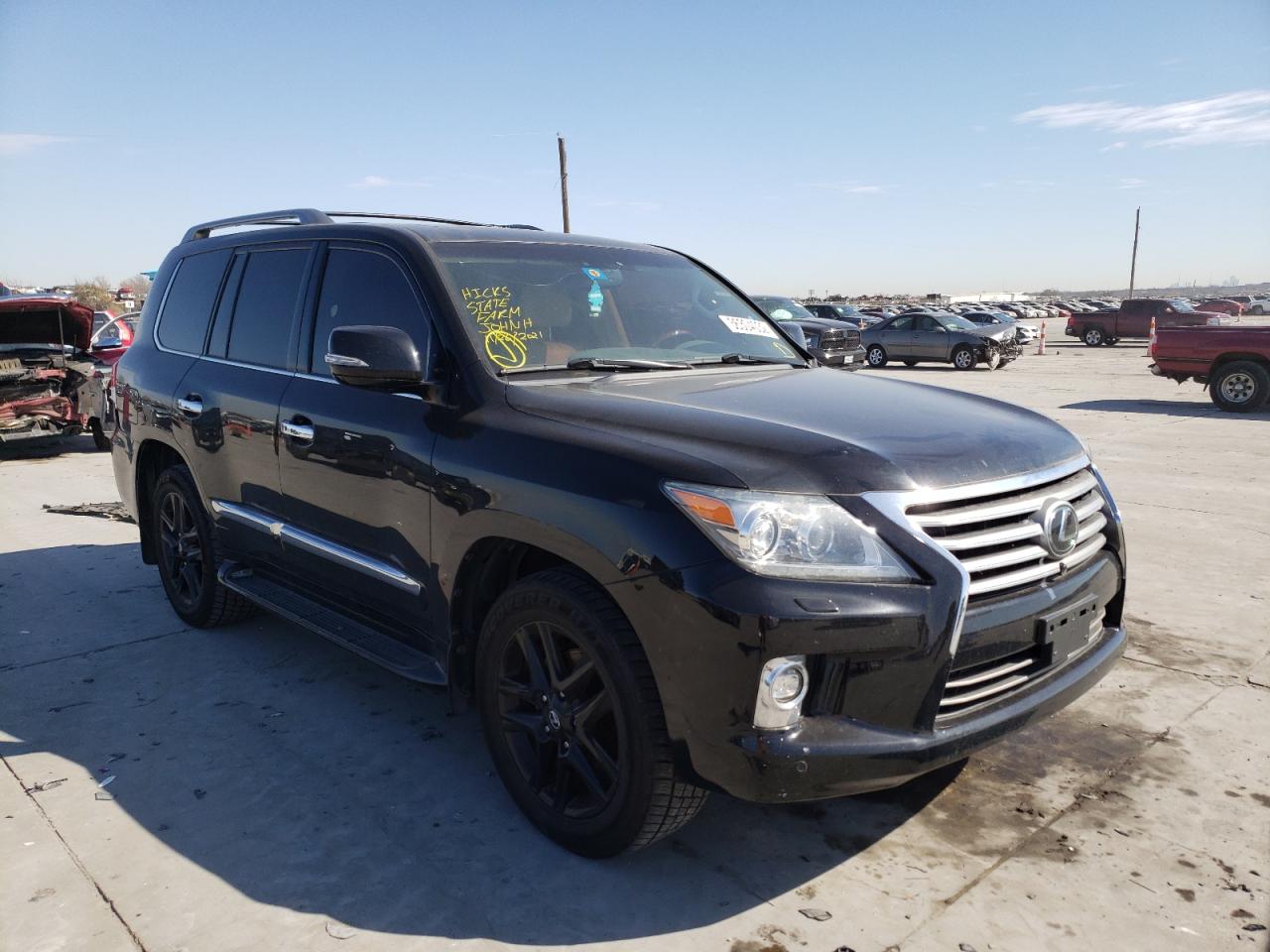 LEXUS LX 570 2014 with VIN JTJHY7AX4E4154868 - Photo from auction