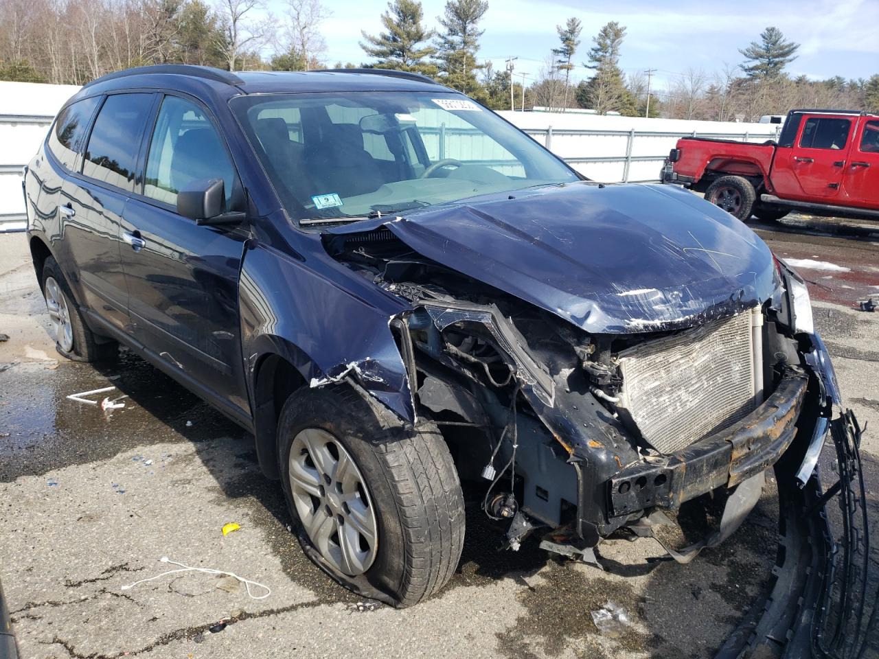 CHEVROLET TRAVERSE L 2017 with VIN 1GNKRFED6HJ253477 - Photo from auction