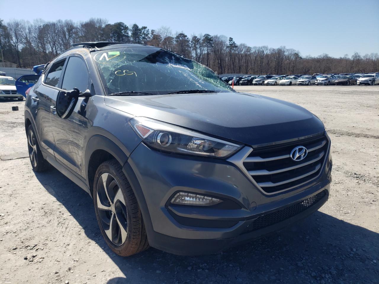 Photo 1 from auction – 2018 HYUNDAI TUCSON VAL with VIN KM8J33A23JU620747