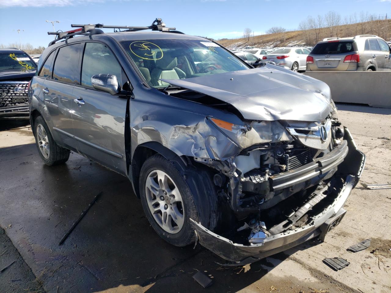 ACURA MDX TECHNO 2008 with VIN 2HNYD283X8H523626 - Photo from auction