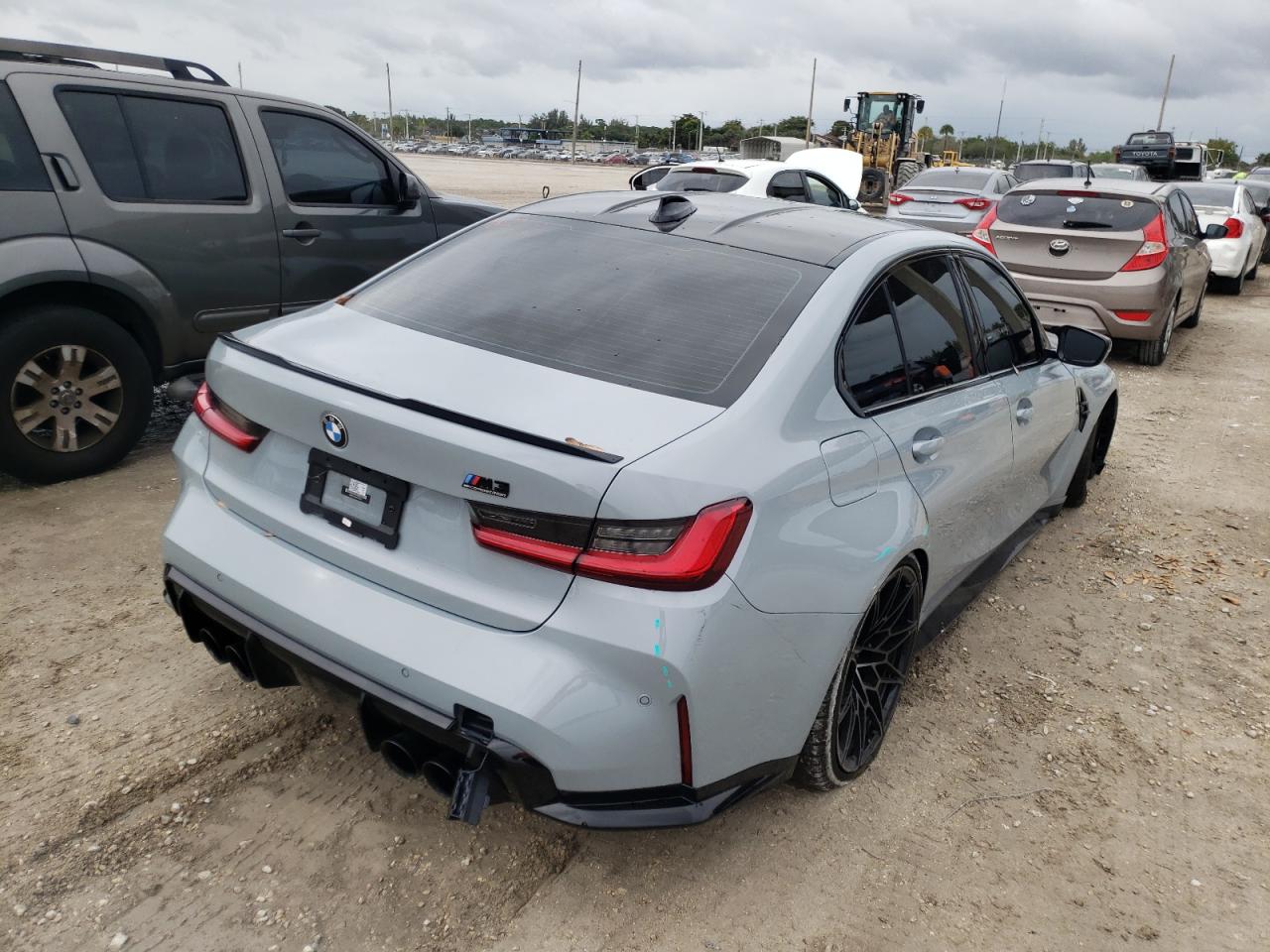 Photo 4 from auction – 2021 BMW M3 COMPETI with VIN WBS33AY00MFL29436