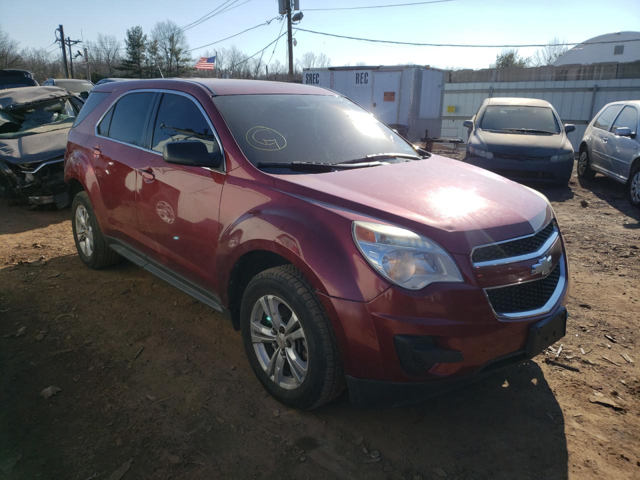CHEVROLET EQUINOX LS 2010 with VIN 2CNFLCEW1A6398971 - Photo from auction