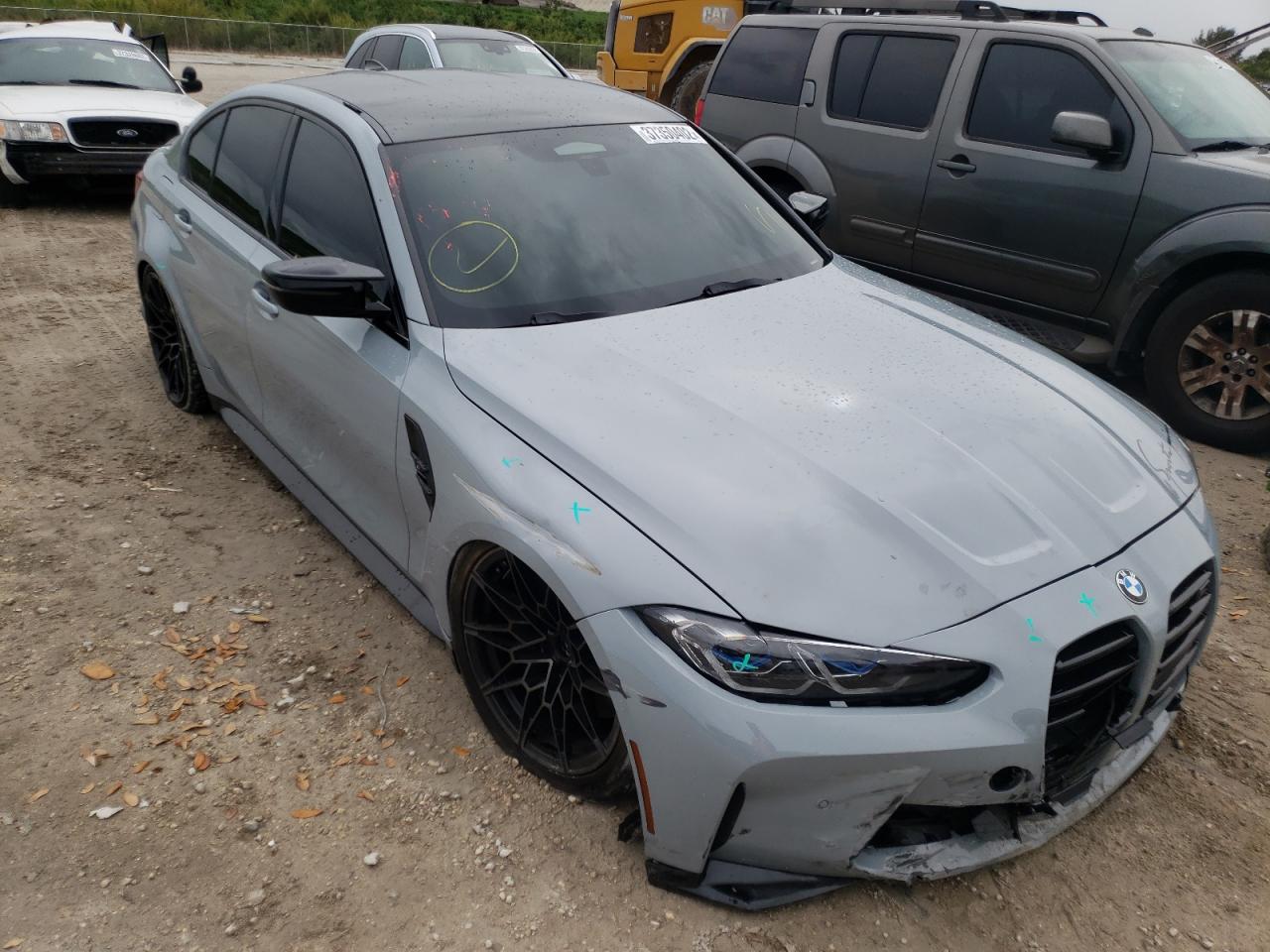 BMW M3 COMPETI 2021 with VIN WBS33AY00MFL29436 - Photo from auction