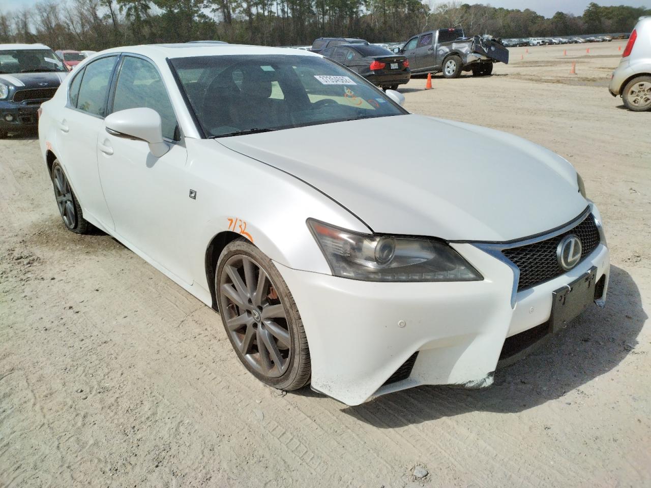 LEXUS GS 350 2013 with VIN JTHBE1BL7D5022916 - Photo from auction