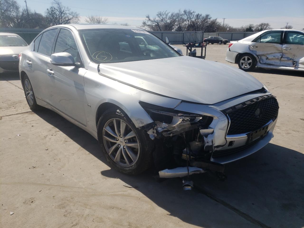 INFINITI Q50 BASE 2016 with VIN JN1CV7AP2GM202508 - Photo from auction